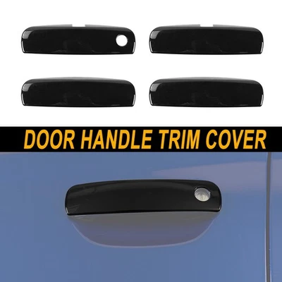 🔥4pc Exterior Black Door Handle Trim Cover  For Dodge Charger 2010+ Accessories Foto 1 de 4