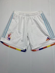 BELGIUM 2022 2023 AWAY AUTHENTIC FOOTBALL SHORTS ADIDAS AEROREADY SZ M SOCCER - Picture 1 of 12