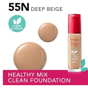 Bourjois Healthy Mix Clean and Vegan Radiant Foundation 30ml 55N 56W - Picture 1 of 9