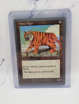 Magic The Gathering Unglued Paper Tiger #78/94 MTG TCG CCG - Image 1 of 4