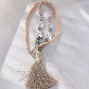 Nakamol tassel beaded long necklace - Picture 1 of 5
