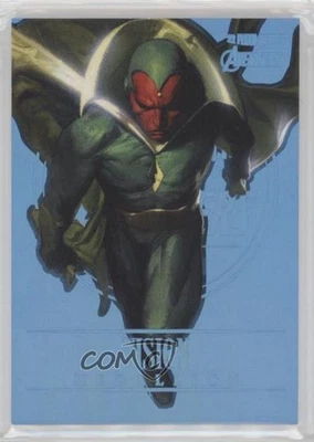 2022 Fleer Ultra Avengers Medallions Sapphire 7/25 Vision #M-47 0f1e - Image 1 of 3