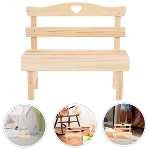 Small Chair for Bedroom Miniature House Accessories Doll - Picture 1 of 12