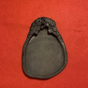Molinillo Suzuri Sumi Caligrafía Shuji Shodo Piedra Tinta Negra China De Colección - Imagen 1 de 5