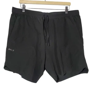 Bylt Swift Shorts Uomo XXL Nero Atletica Palestra Allenamento Corsa Pull-On Elasticizzato - Foto 1 di 5