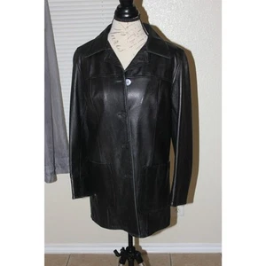 Alta Moda Firenze Italian Leather Mens Jacket Sz Medium - Picture 1 of 4