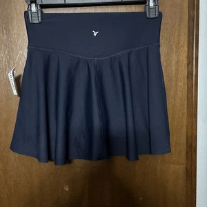 Old Navy Girls Pleated Skort Size Large 10-12 Blue Cotton/Poly Blend Pull On New - Picture 1 of 3