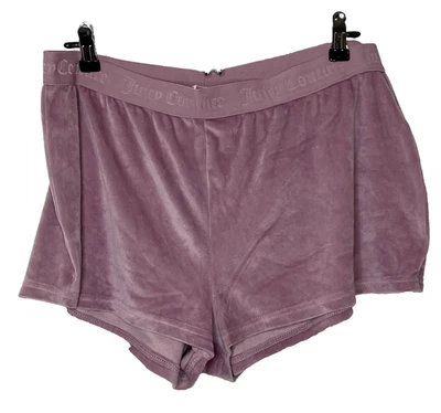Pantalones Cortos para Dormir Juicy Couture Rosa Terciopelo Talla XL Suave Y2K Deletrear Foto 1 de 4