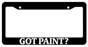 Black License Plate Frame Got Paint? Auto Accessory Novelty 1458 - Bild 1 von 1