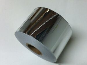 SUPERBRITE Polyester Chrome Tape, choose any size. Mirror-Like Finish, Pinstripe