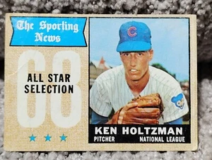 1968 Topps - Sporting News All-Stars Ken Holtzman #380 - Bild 1 von 2