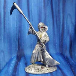 Großer grimmiger Sensenmann Halloween Zinn Figur Grenadier Made in US Rawcliffe *NEU* - Bild 1 von 12