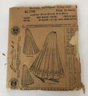 Vtg 1907 McCalls Edwardian Sewing Pattern 1749 Nine Gored Kilt Skirt UC FF RARE