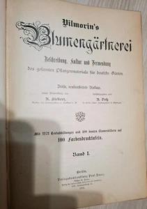 Vilmorin`s Blumengärtnerei, 1.Band, Berlin 1896,620 Seiten, altdeutsch - Bild 1 von 7