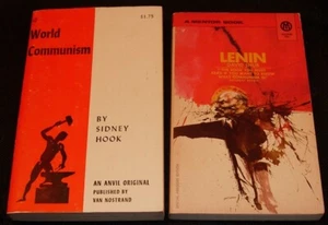 Lenin,David Shub,Sidney Hook,lot of 2 vintage paperbacks on World Communism - Picture 1 of 3