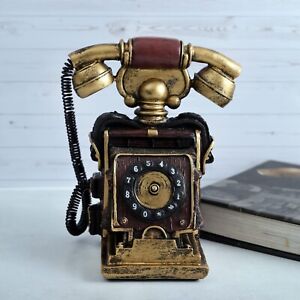 Ancien téléphone de table pièce maîtresse pour décoration de bureau à domicile article cadeau