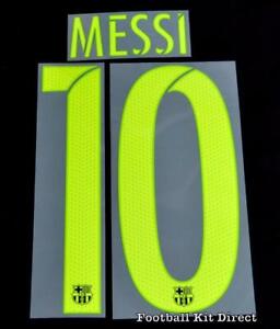 Official Barcelona Messi 10 2016-17 Football Name/Number Set Adult Third