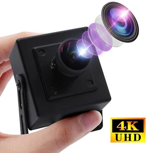 Lente ojo de pez ELP 4K 30 fps mini cámara web MJPEG gran angular ultra HD cámara USB - Imagen 1 de 9