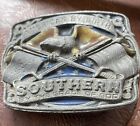 VINTAGE 1986 AMERICAN BY BIRTH SOUTHERN BY THE GRACE OF GOD BELT BUCKLE