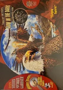 Master Pieces “ Eagle Spirit ” 500 Pc Glow In The Dark Jigsaw Puzzle COMPLETE - Picture 1 of 2