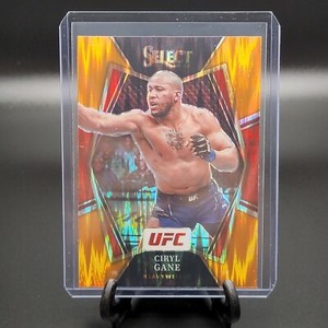 2022 Select UFC CIRYL GANE #143 PREMIER Level ORANGE FLASH PRIZM SP Heavyweight