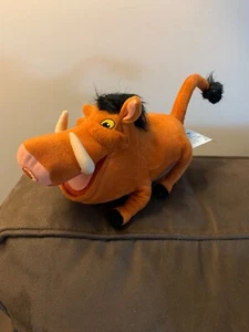 Disney The Lion King PUMBAA Small Plush 7.5" Stuffed Animal Warthog Pig - Picture 1 of 10