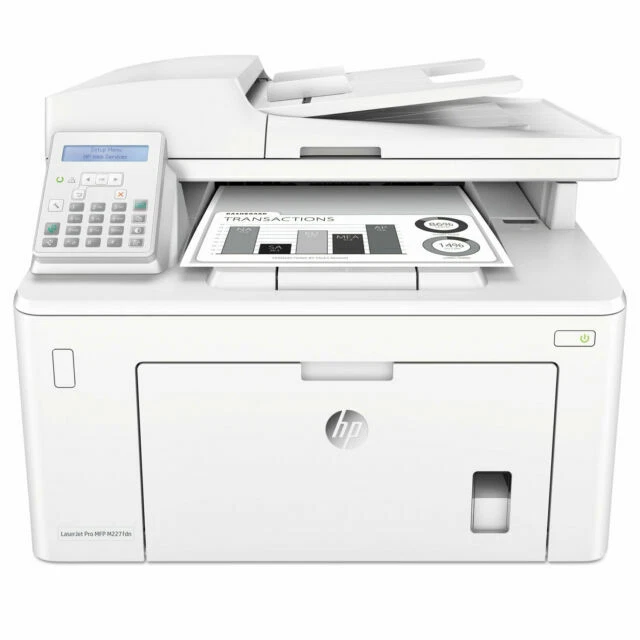 HP MFP M227FDN LaserJet Pro All-in-One Monochrome Laser Printer