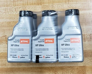 6 Stihl 2 Zyklus PS Ultra Synthetisches Motoröl Mix 2,6 Oz 1 Gallone - Bild 1 von 1