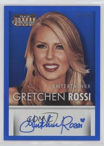 2015 Panini Americana Signatures Blue 23/49 Gretchen Rossi #S-GR Auto 5c9
