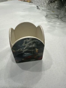Vintage Thomas Kinkade 2004 "Bridge Of Hope" Votive Candle Holder - Picture 1 of 6