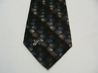 DON LOPER - Beverly Hills - Estampado Geométrico - ¡CORBATA DE COLECCIÓN HECHA EN EE. UU.! Foto 1 de 4