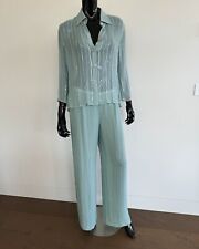 Armani Sequinned Set, Blouse Size 46, Pants Size 44, Excellent Condition