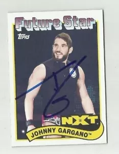 Carta WWE JOHNNY GARGANO firmata Topps Heritage 2018 - Foto 1 di 1