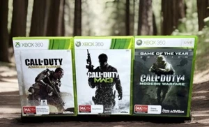 3 juegos de disparos Xbox 360 Call Of Duty Advanced Modern Warfare 3 y 4 Activision - Imagen 1 de 13