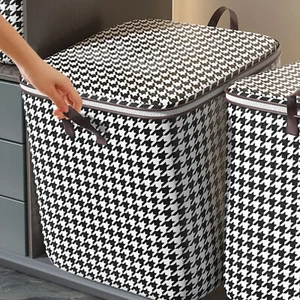 New Blanket Clothes Quilts Storage Bag Large Capacity Organizer Box Foldable - Picture 1 of 3
