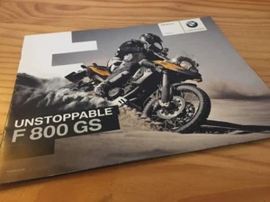 BMW F800 GS F 800 Catálogo Moto Folleto Prospecto Folleto F800GS - Imagen 1 de 8