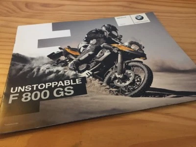 BMW F800 GS F 800 Prospecto Moto Folleto Prospekt - Imagen 1 de 4