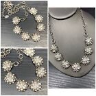 Vintage Necklace Simple Chrome Silver  Multi Strand Boho￼ 16”