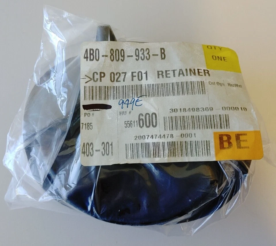 Novo Genuíno OEM Audi RS6 2003-05 Enchimento de Combustível Captura de Derramamento Pote 4B0809933B - Imagem 1 de 2