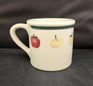 Taza de café Hartstone Pottery dorada deliciosa colorida manzanas huerto - Imagen 1 de 5