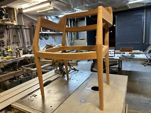 Set of 6 Brazilian Mahogany Dining Chair Frames-1965 La Moye Design-Half Price! 
