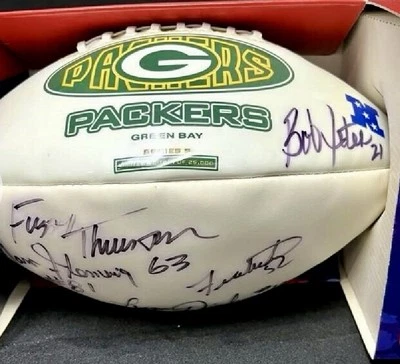 Green Bay Packers 2003 Limited Edition Series 5 Football w/ Team Autographs- COA - Image 1 of 4