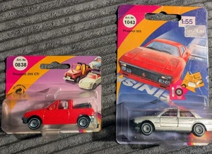 SIKU OVP – Peugeot 205 CTi & Peugeot 505 – Made in (West-)Germany im Blister - Bild 1 von 8