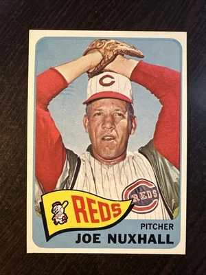 1965 TOPPS #312 JOE NUXHALL CINCINNATI REDS почти как новый *Hot Corner Vintage* A - Изображение 1 из 2