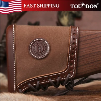 TOURBON Shooting Recoil Pad Hunting Rifle Shotgun Buttstock Cover Slip-on Canvas