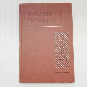 Analytic Geometry Vintage Text Book Third Edition Wilson & Tracey 1949 Hardcover - Picture 1 of 24