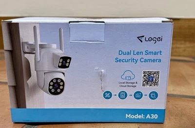 Indoor/Outdoor 4K Smart Security Camera 2.4G&5G WiFi Night Vision 2 Way Talk - Image 1 of 4