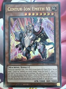 YuGiOh Centur-Ion Emeth VI VASM-EN018 Ultra seltene 1. Auflage nm tapfere Smasher - Bild 1 von 4