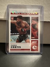 2023 Panini Chronicles UFC Chris Curtis Silver Holo /25