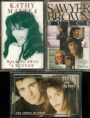 CHOICE: COUNTRY MUSIC SEALED CASSETTES Kathy Mattea Sawyer Brown Baillie & Boys - Image 1 of 4